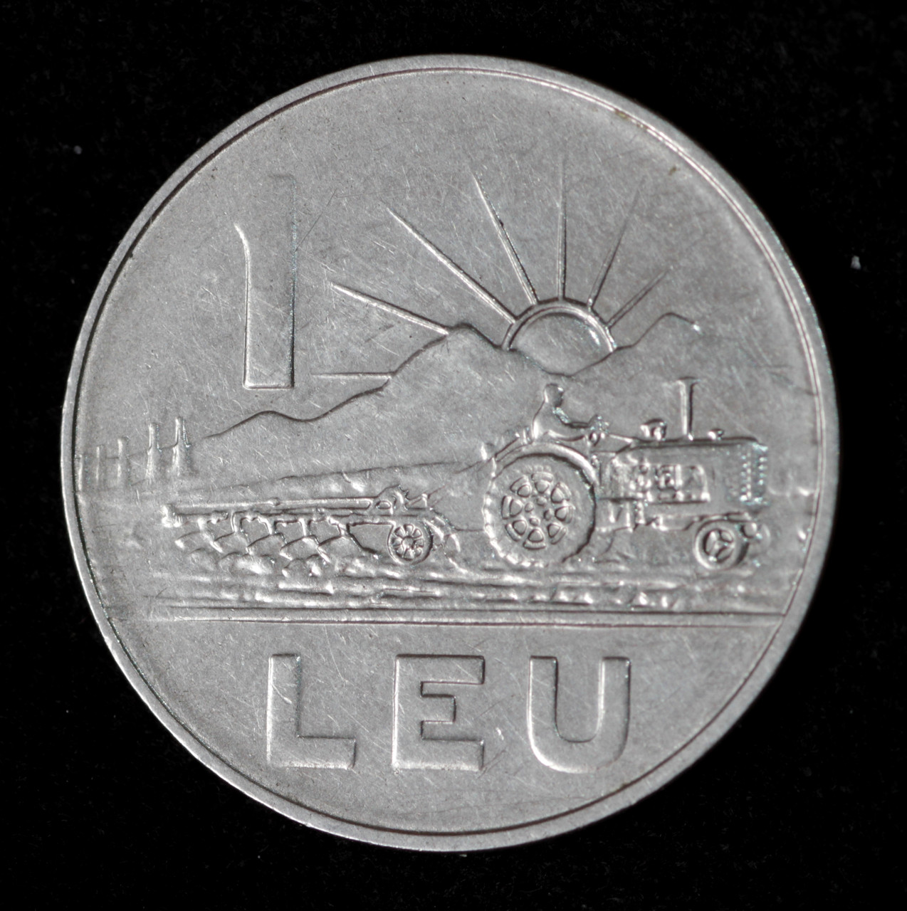 Монета Румунії 1 лей 1966 р.