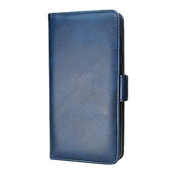 Чехол-книжка Leather Wallet для Xiaomi Redmi Note 7 / Note 7 Pro Синий