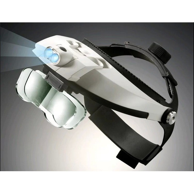 Бінокулярна лупа Magnifier 81001-H LED 1x-6x
