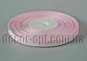 Стрічка репсова відтінок світло-рожева 0,6 см 25 ярд арт.138