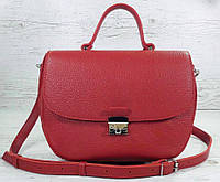 583-1 Натуральная кожа Сумка женская красная Кожаная сумка красная кожаная сумка кожаная красная