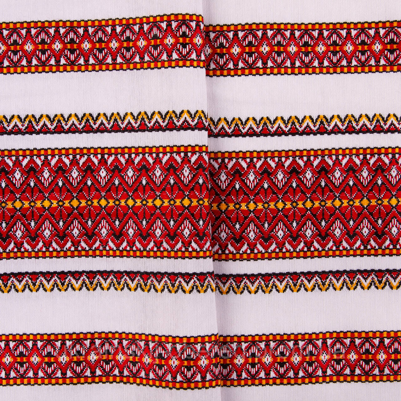 Декоративна тканина з українським орнаментом "Сатурн" ТД-32 (3/1) від 1 м/пог