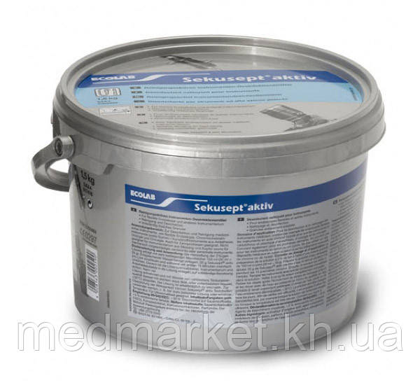 Дезінфікувальний засіб для медичних виробів Ecolab Sekusept Aktiv 1,5 кг
