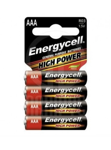 Батарейка ААА сольові Energycell High Power R03 1.5 V ( Ціна за 1шт)
