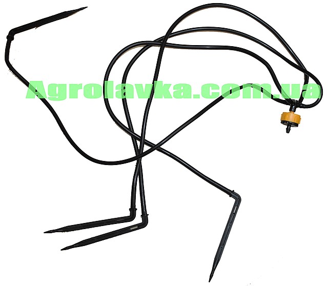 Крапельниця на 4 канали (Медуза) з кутовими спицями, фото 1