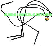 Крапельниця на 4 канали (Медуза) з кутовими спицями