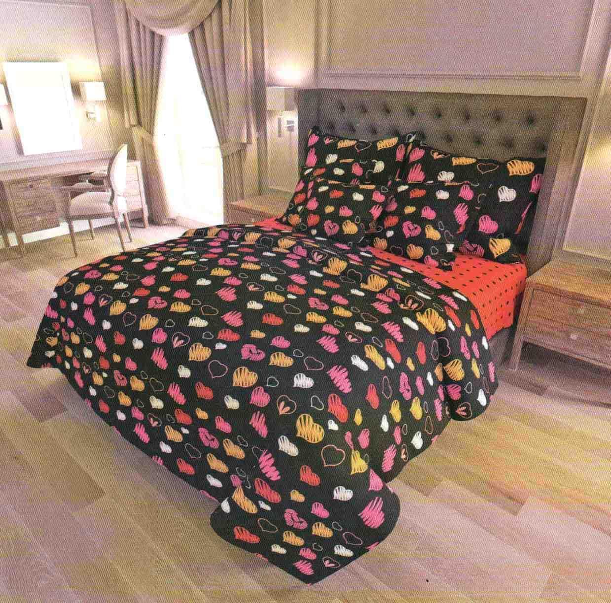 Комплект постільної білизни Бязь Голд Люкс №бл352 Євро 220х240