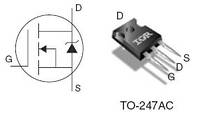 Транзистор полевой IRFP4004 40V N-Channel TO-247