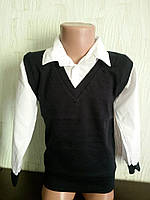 Рубашка-обманка для мальчика 110,116