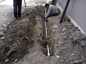 Токоотвод по стене