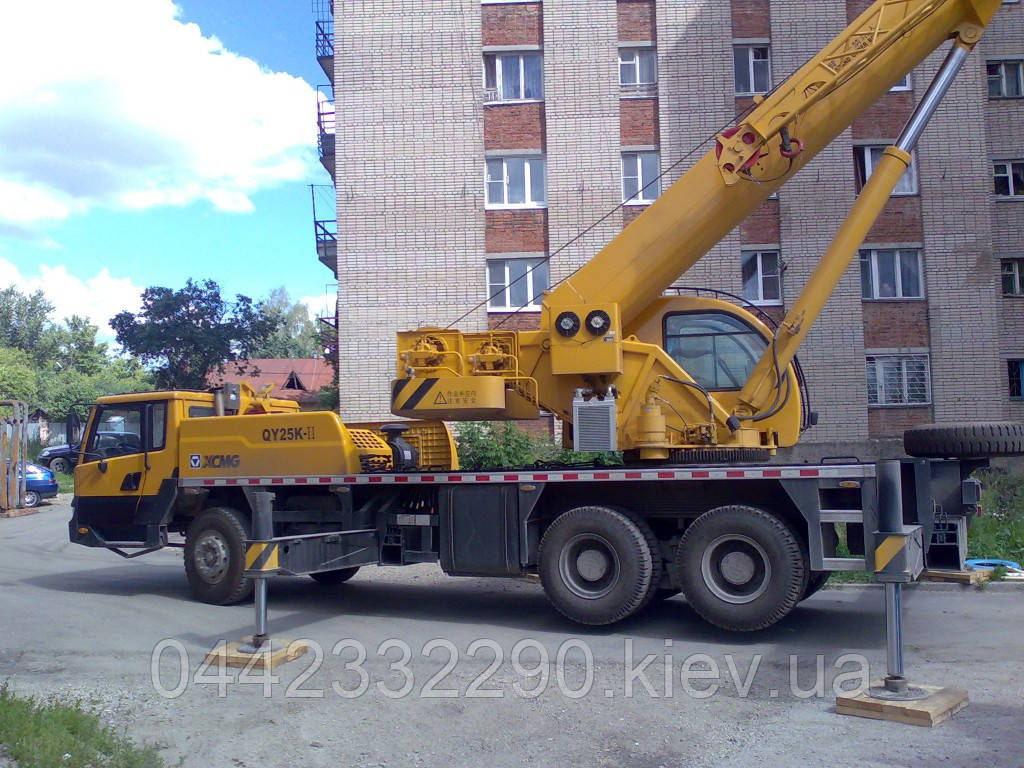 Аренда Автокрана 25 тонн - Аренда крана Китайца в Киеве - фото 2 - id-p113273295