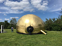 Надувна палатка 8 метрів золота промо-конструкція з вентилятором для заходів і фестивалів, фото 5