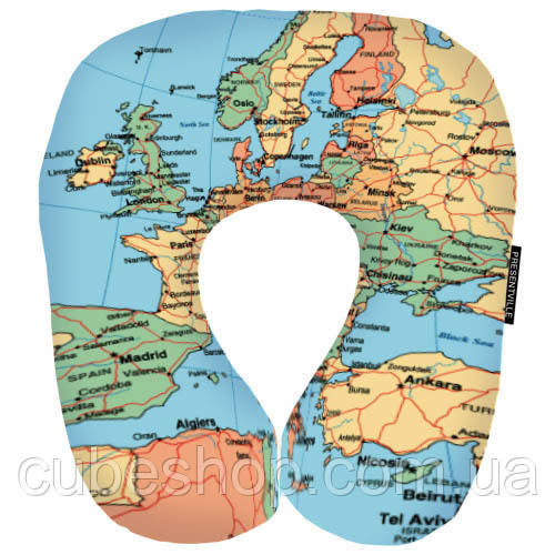 Дорожня подушка "Карта"