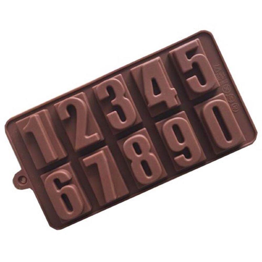 Форма силіконова Цифри 30х16х2 см