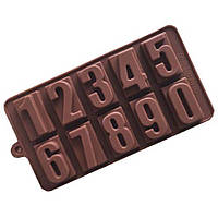 Форма силіконова Цифри 30х16х2 см