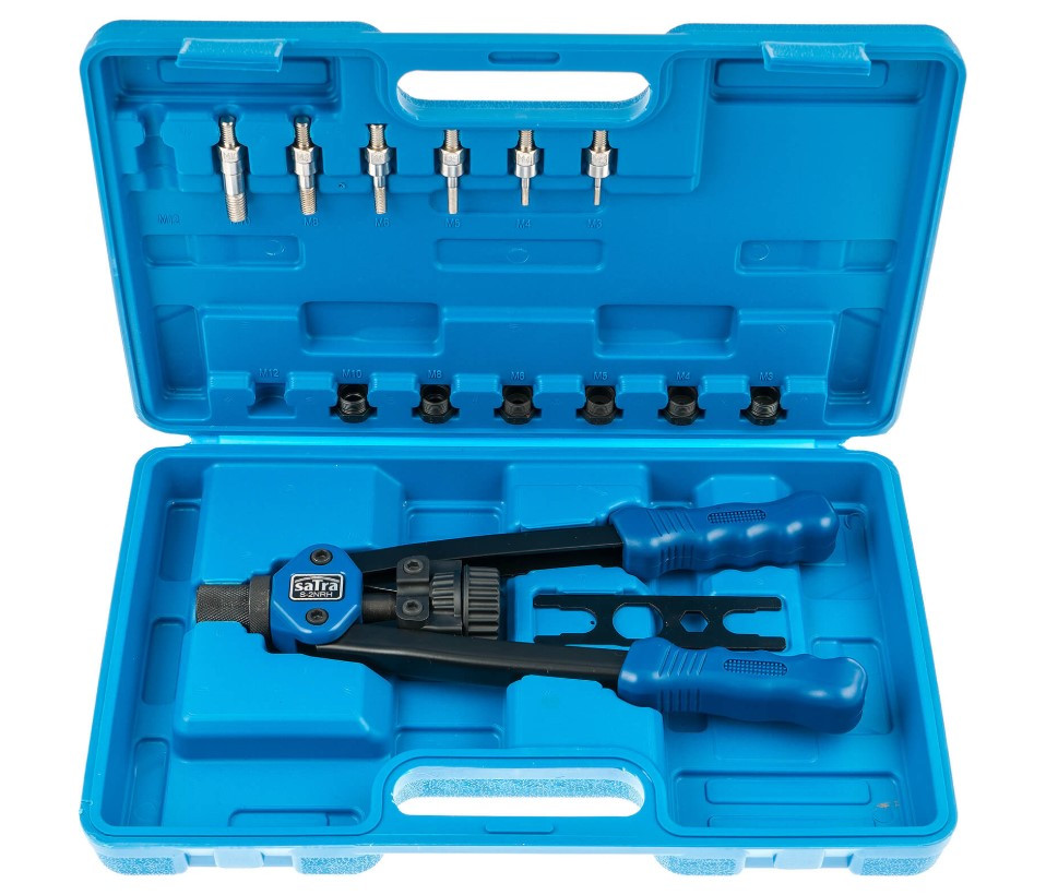 Заклепочник для різьбових заклепок М4-М10 SATRA S-2NHR / S-2NRH, фото 1