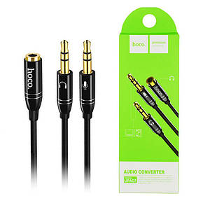 Аудіомікрофонний розгалужувач Hoco UPA07 0.3m