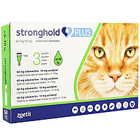 Стронгхолд плюс для кішок від 5 кг-10 кг 60 мг/10 мг 1 мл 1уп (3піп)