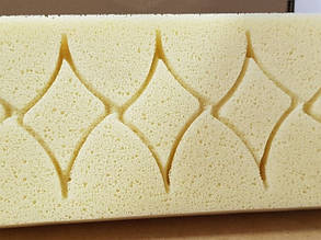 Губка для прибирання епоксидного затирання 27х13х3 см без ручки (нарізана "рибка")