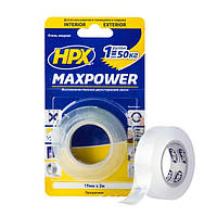 HT1902 MAXPOWER (19mm*2m) прозрачная двусторонняя лента для экстремальных нагрузок