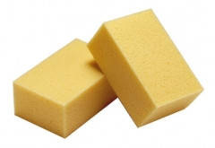 Губка паралонова 18х12х6 см (жовта)