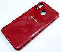 Чехол для Samsung Galaxy A20 A205F / A30 A305F / M10s M107F Electroplate silicone case Red