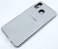 Чехол для Samsung Galaxy A20 A205F / A30 A305F / M10s M107F Electroplate silicone case Purple