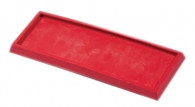 Змінна гумова частина для затирочного шпателя 25х9,5 см (червона)
