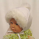 Зимовий конверт з хутра (3 розмір) червоний, фото 7