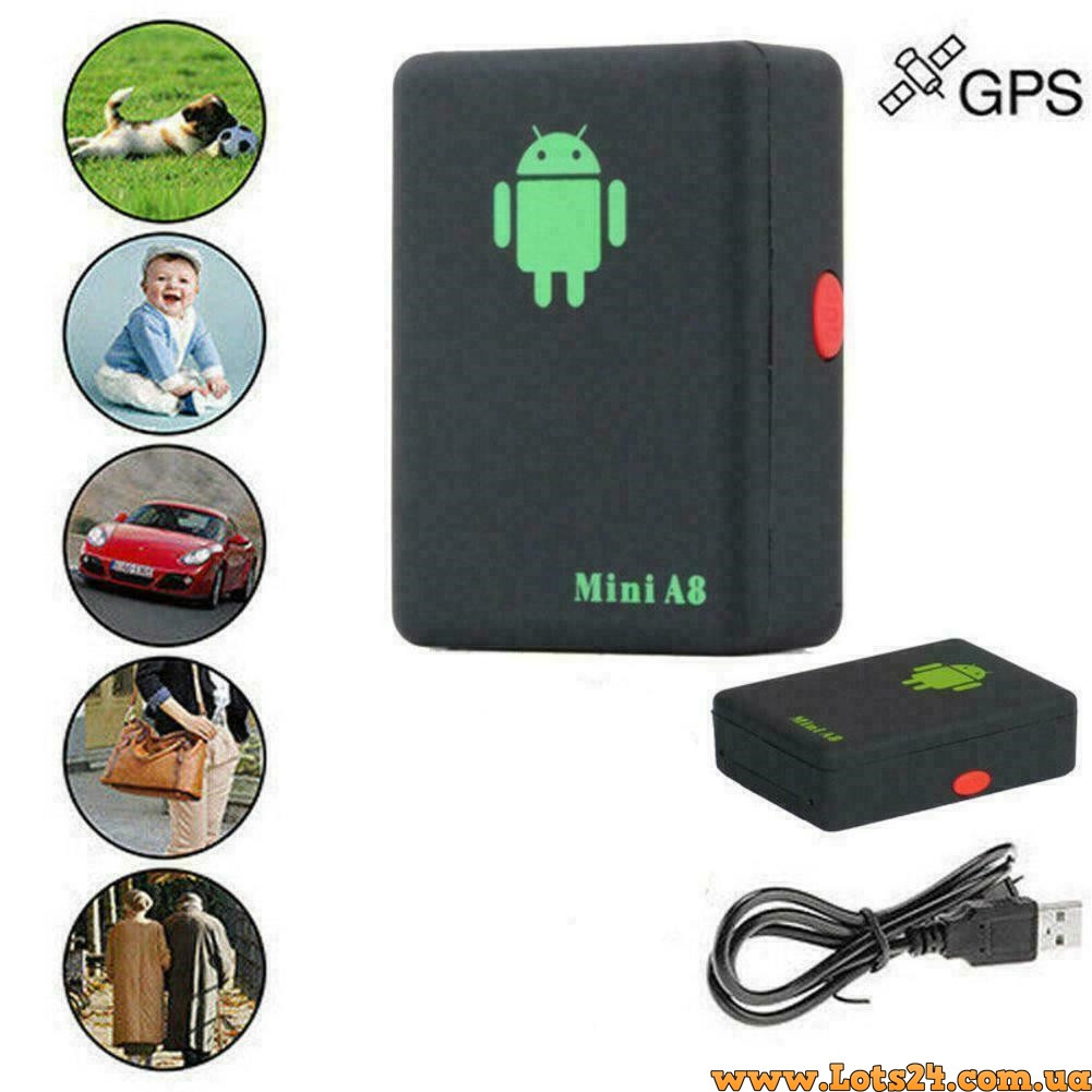 Портативний GPS-трекер Android A8 Mini GSM маячок портативна автосигналізація