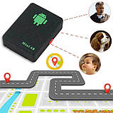 Портативний GPS-трекер Android A8 Mini GSM маячок портативна автосигналізація, фото 7