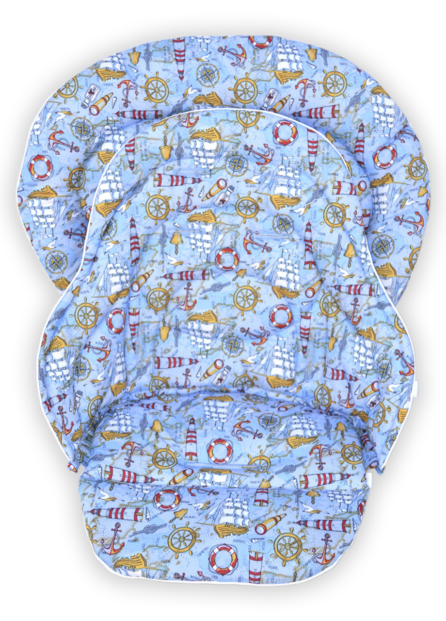 Набір чохлів до стільчика для годування Chicco Polly Magic 3 в 1 морський