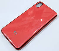 Чехол для Xiaomi Redmi 7A Electroplate silicone case Coral red