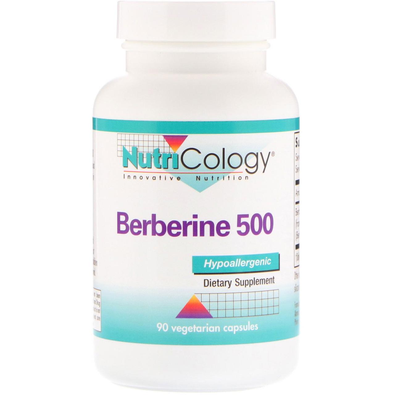 Берберин 500, Nutricology, 90 капсул вегетаріанських