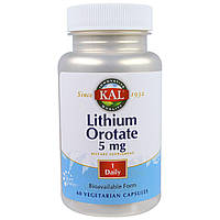 KAL, Оротат літію, 5 мг, 60 капсул вегетаріанських