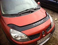 Дефлектор на капот (мухобойки) Renault Scenic (II) 2003-2009