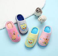 Домашні тапочки дитячі  рожеві "Зірка" 35р(22см)