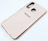 Чехол для Samsung Galaxy A60 A606F / Galaxy M40 M405 Electroplate silicone case Rose Gold