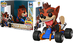 Фігурка Funko Pop Фанко Поп Аварія бандикут Креш Бандикут Crash Racing Crash Bandicoot 10 cм Game CT 64