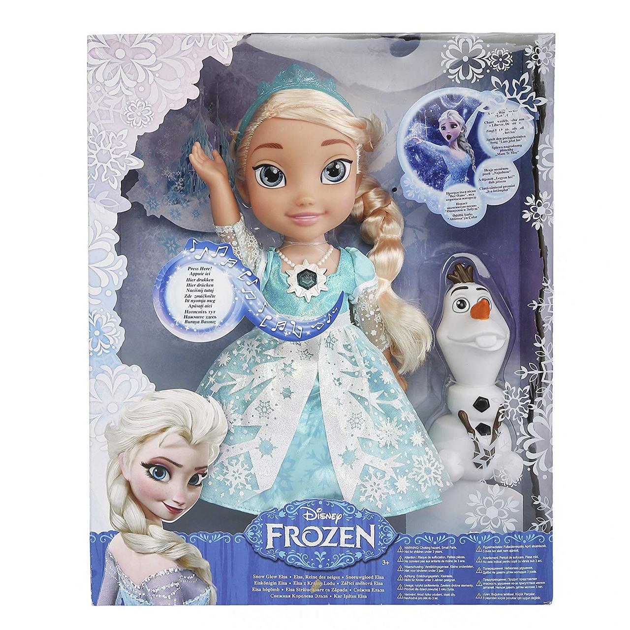 Лялька Ельза співоча Холодне серце My First Disney Princess Frozen Snow Glow Elsa