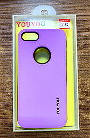 Силіконовий чохол на iPhone 7G фіолетового кольору
