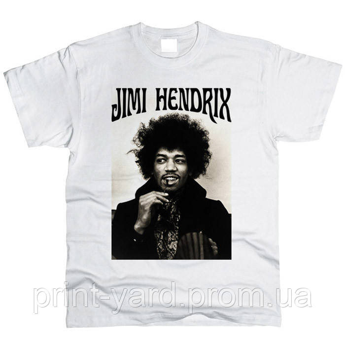 Jimi Hendrix 01 Футболка мужская - фото 1 - id-p43003590