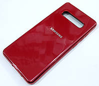 Чохол для Samsung Galaxy S10+ G975F Electroplate silicone case Red