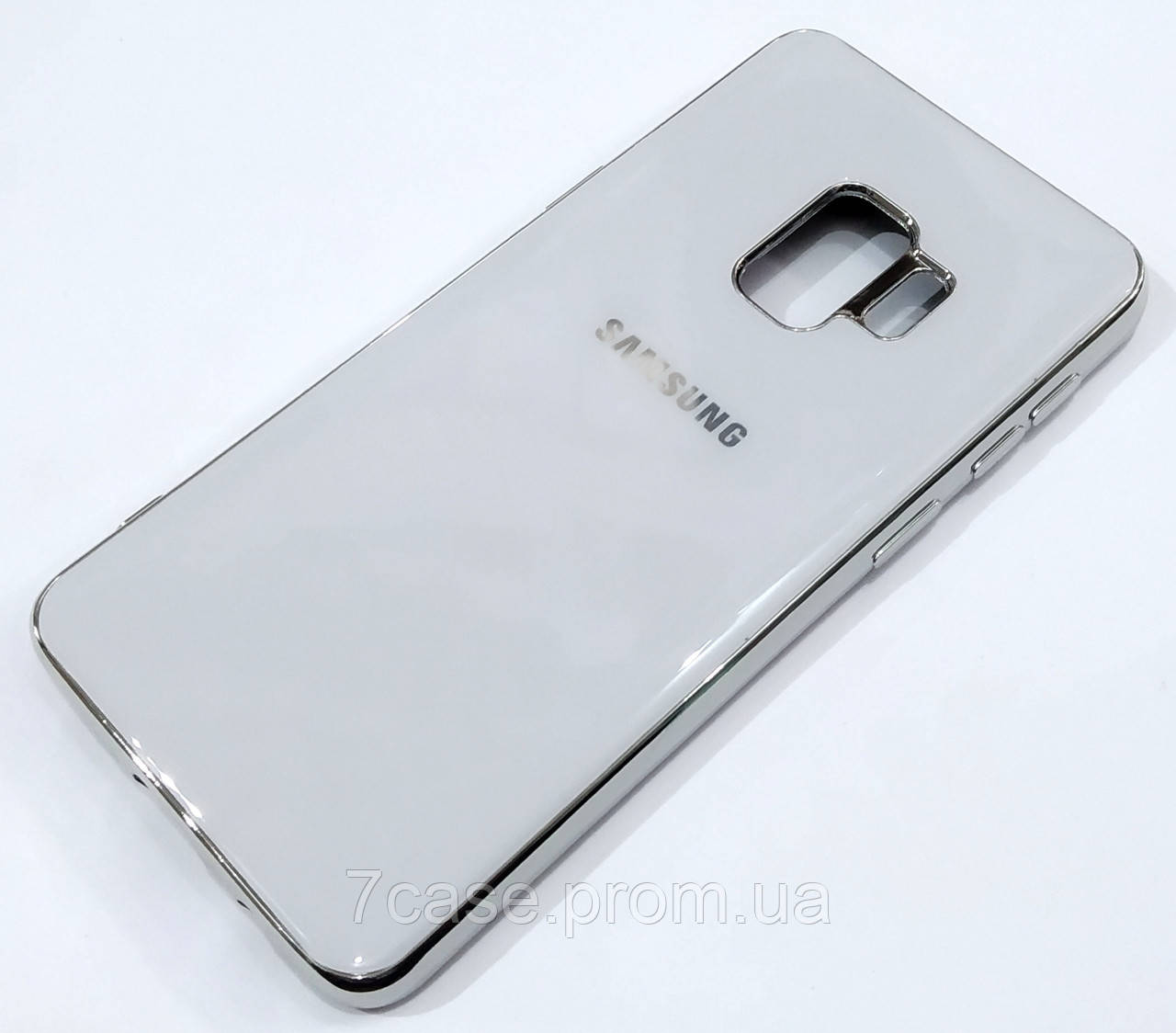 Чохол для Samsung Galaxy S9 G960 Electroplate silicone case White