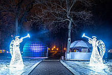 Великі надувні приміщення планетарій пневмокаркасний, фото 3
