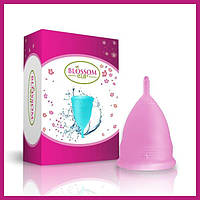 Менструальна чаша. Blossom Menstrual Cup (США) прозоро рожева