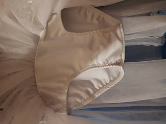 Платье балетное с пайетками "серебро" 1