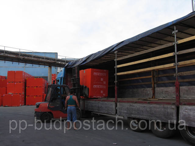 Фото погрузки газоблока Аерок Фото погрузки газоблока Аерок