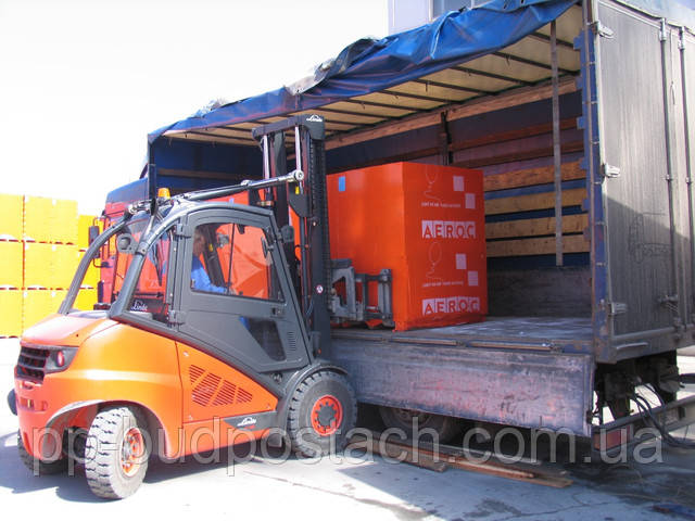 Фото погрузки газоблока Аерок Фото погрузки газоблока Аерок