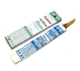 Натуральні аромапалички Divine (Божевочне) (15 gms) (Goloka) пилкове пахощі